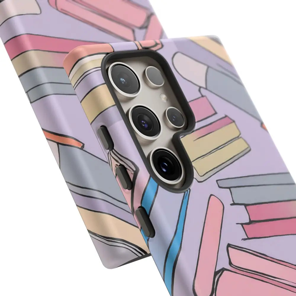 Books Pattern Tough Cases for Most Phone Types - Phone Case