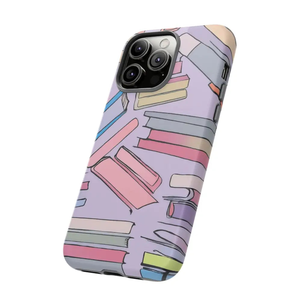 Books Pattern Tough Cases for Most Phone Types - Phone Case