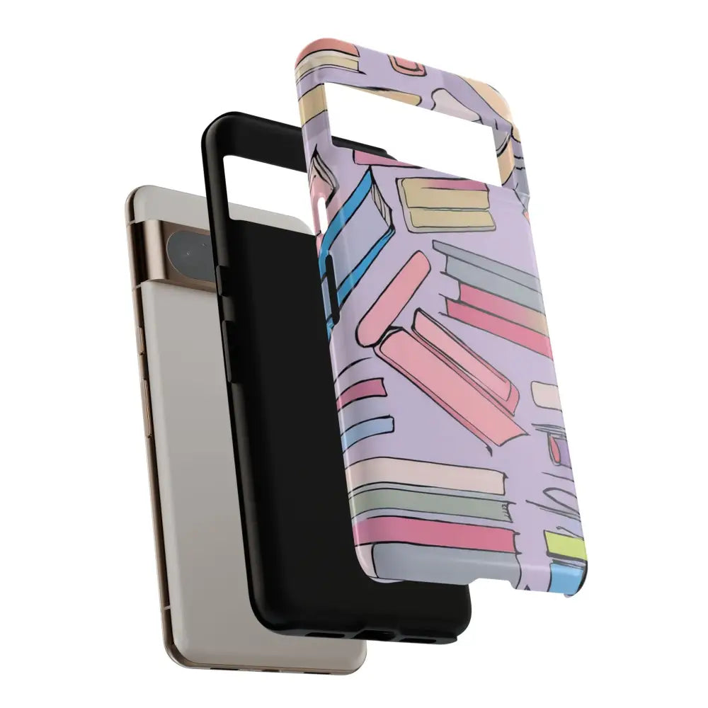 Books Pattern Tough Cases for Most Phone Types - Phone Case