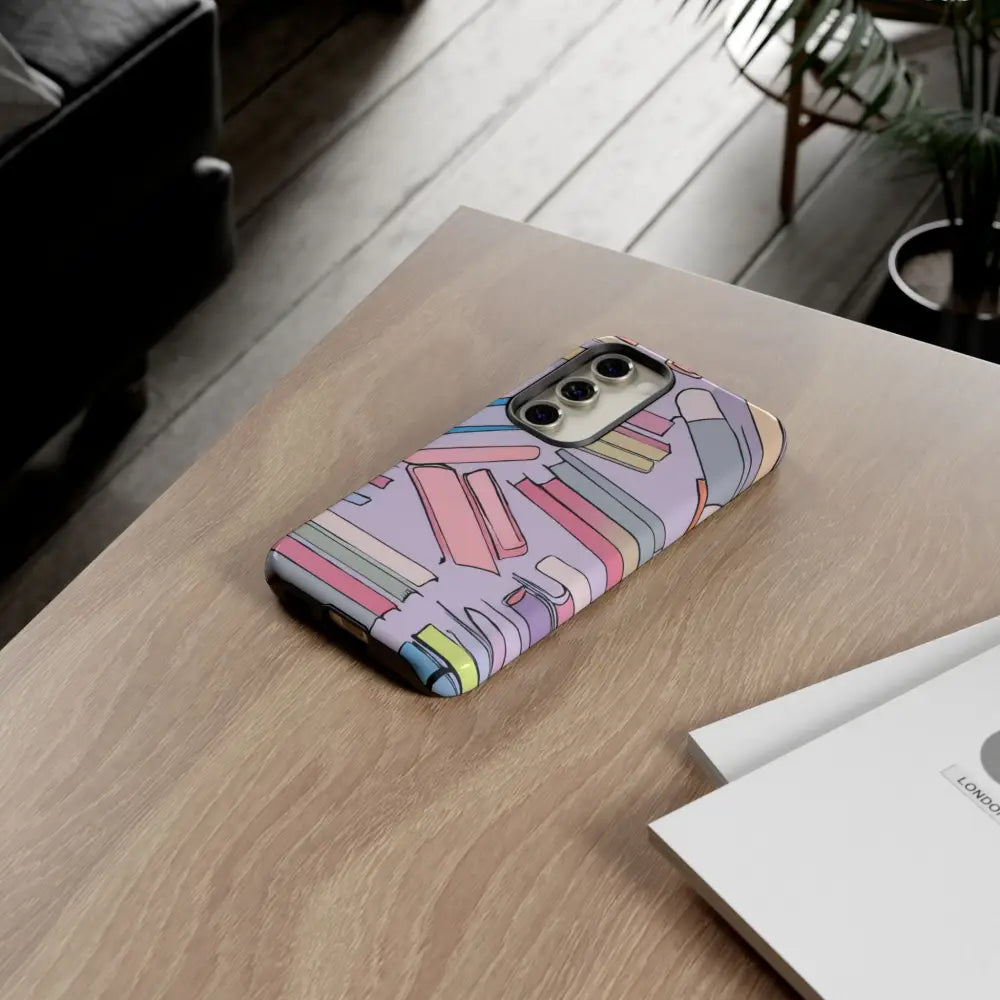 Books Pattern Tough Cases for Most Phone Types - Phone Case