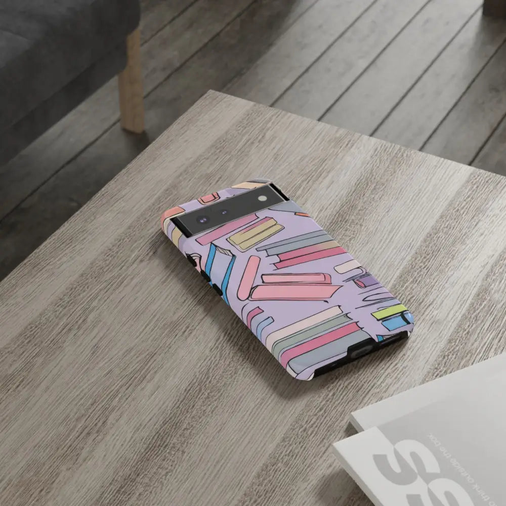 Books Pattern Tough Cases for Most Phone Types - Phone Case
