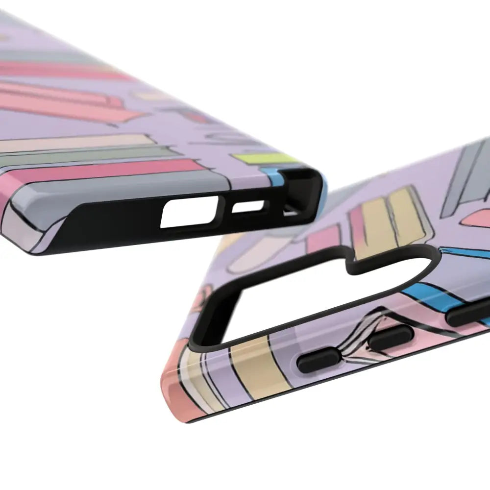 Books Pattern Tough Cases for Most Phone Types - Phone Case