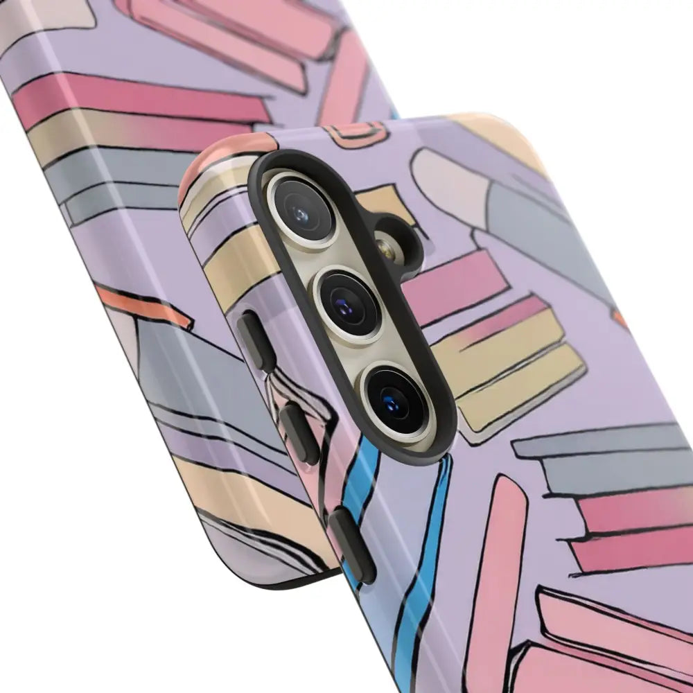 Books Pattern Tough Cases for Most Phone Types - Phone Case