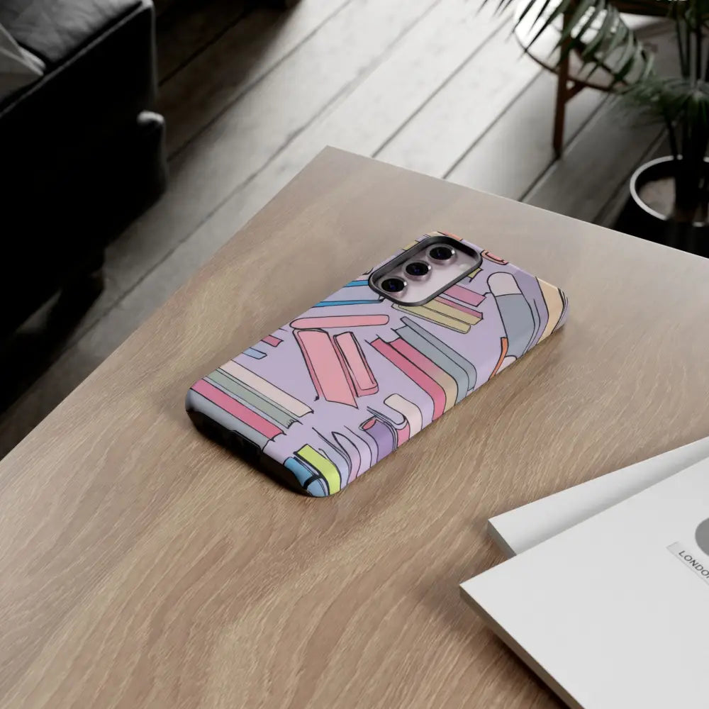 Books Pattern Tough Cases for Most Phone Types - Phone Case