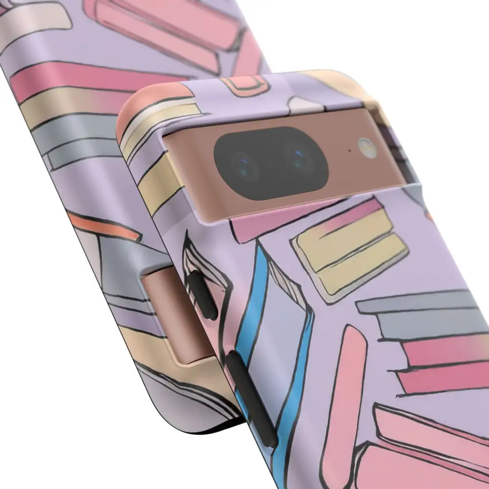 Books Pattern Tough Cases for Most Phone Types - Phone Case