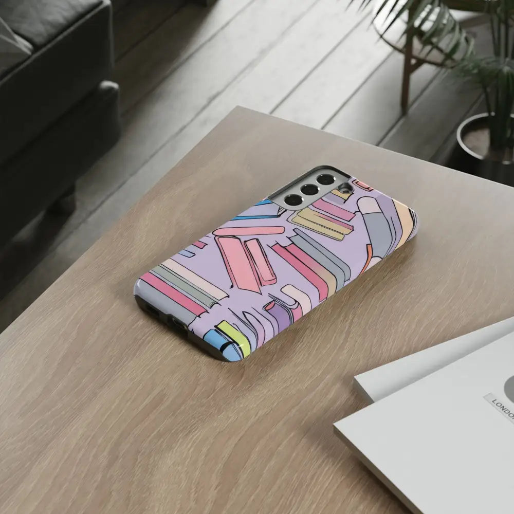 Books Pattern Tough Cases for Most Phone Types - Phone Case
