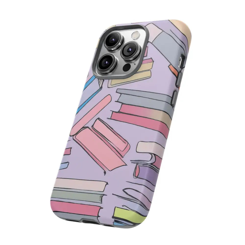 Books Pattern Tough Cases for Most Phone Types - Phone Case