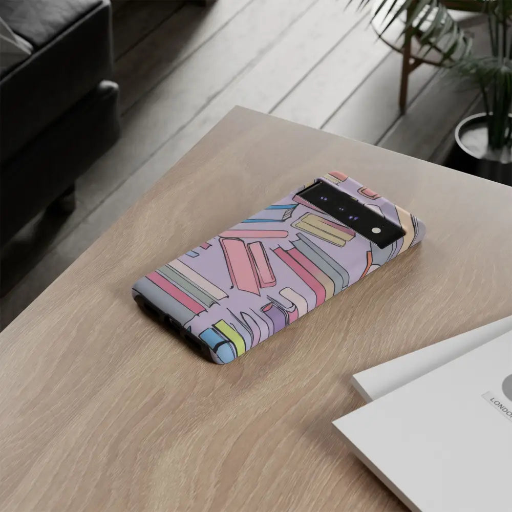 Books Pattern Tough Cases for Most Phone Types - Phone Case