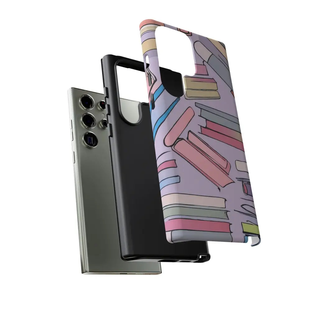 Books Pattern Tough Cases for Most Phone Types - Phone Case