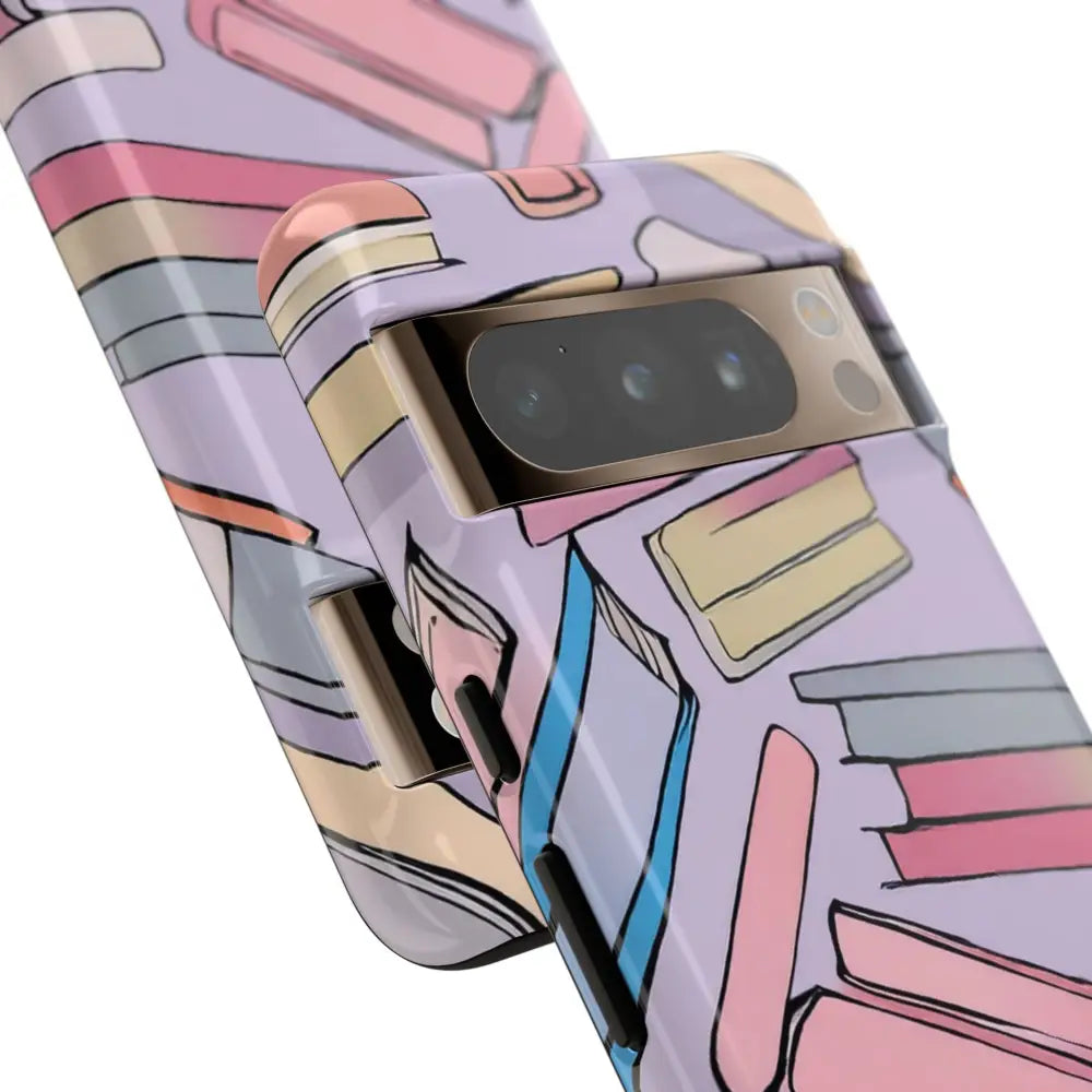 Books Pattern Tough Cases for Most Phone Types - Phone Case
