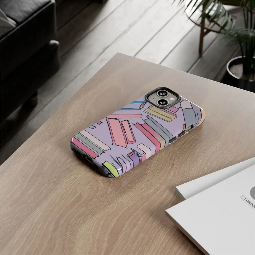 Books Pattern Tough Cases for Most Phone Types - Phone Case