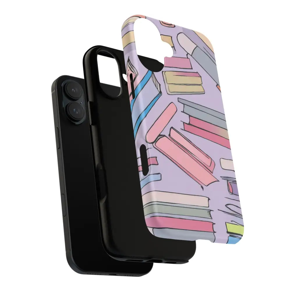 Books Pattern Tough Cases for Most Phone Types - Phone Case