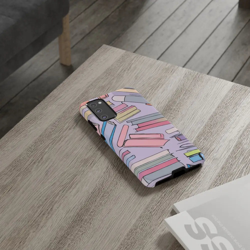 Books Pattern Tough Cases for Most Phone Types - Phone Case