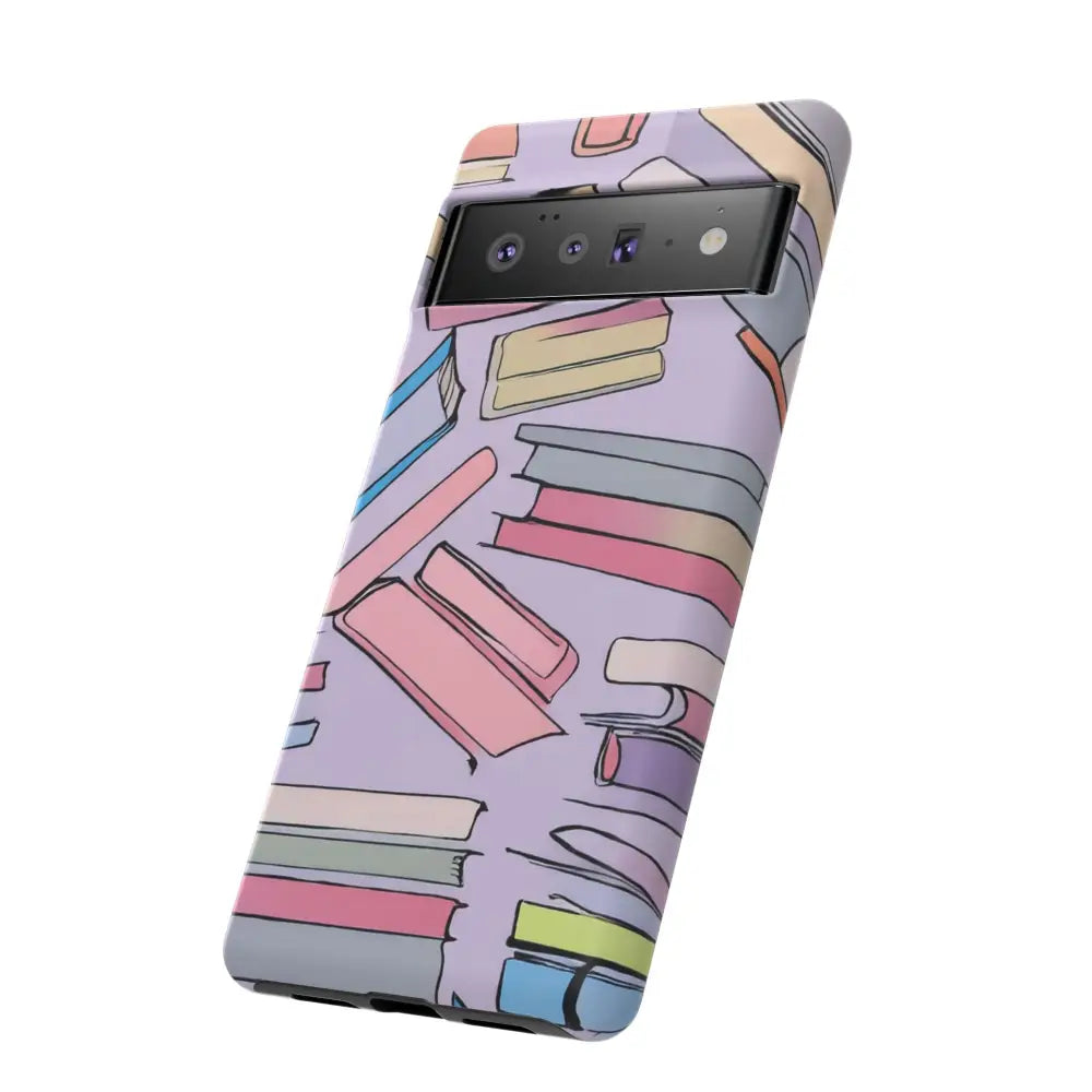 Books Pattern Tough Cases for Most Phone Types - Phone Case