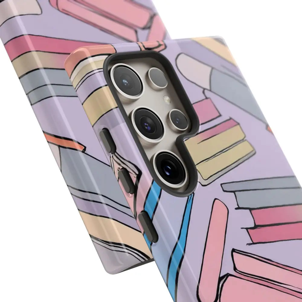 Books Pattern Tough Cases for Most Phone Types - Phone Case