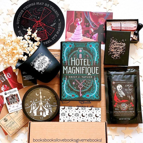 OwlCrate 'PEEK BEHIND THE CURTAIN' Box - Exclusive