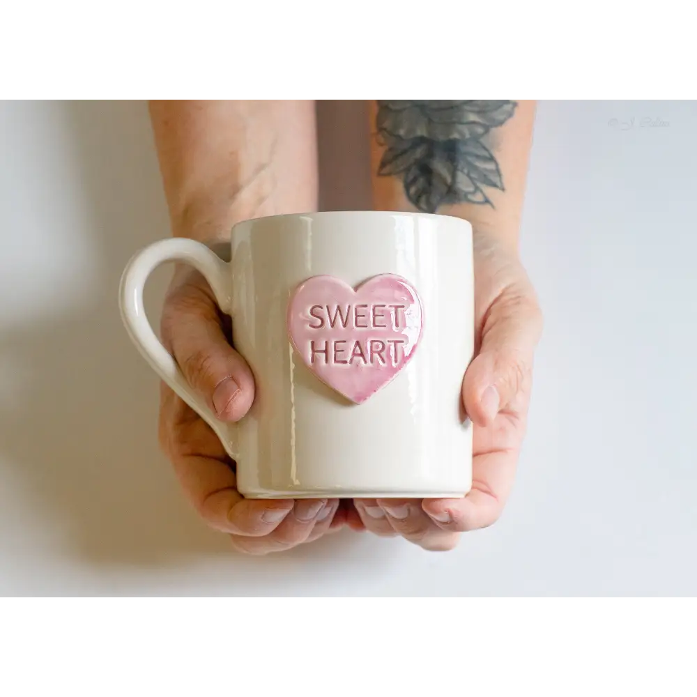 Candy Heart Mug Ceramic