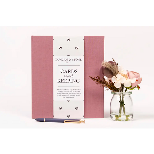 Cards Worth Keeping Mauve Journal