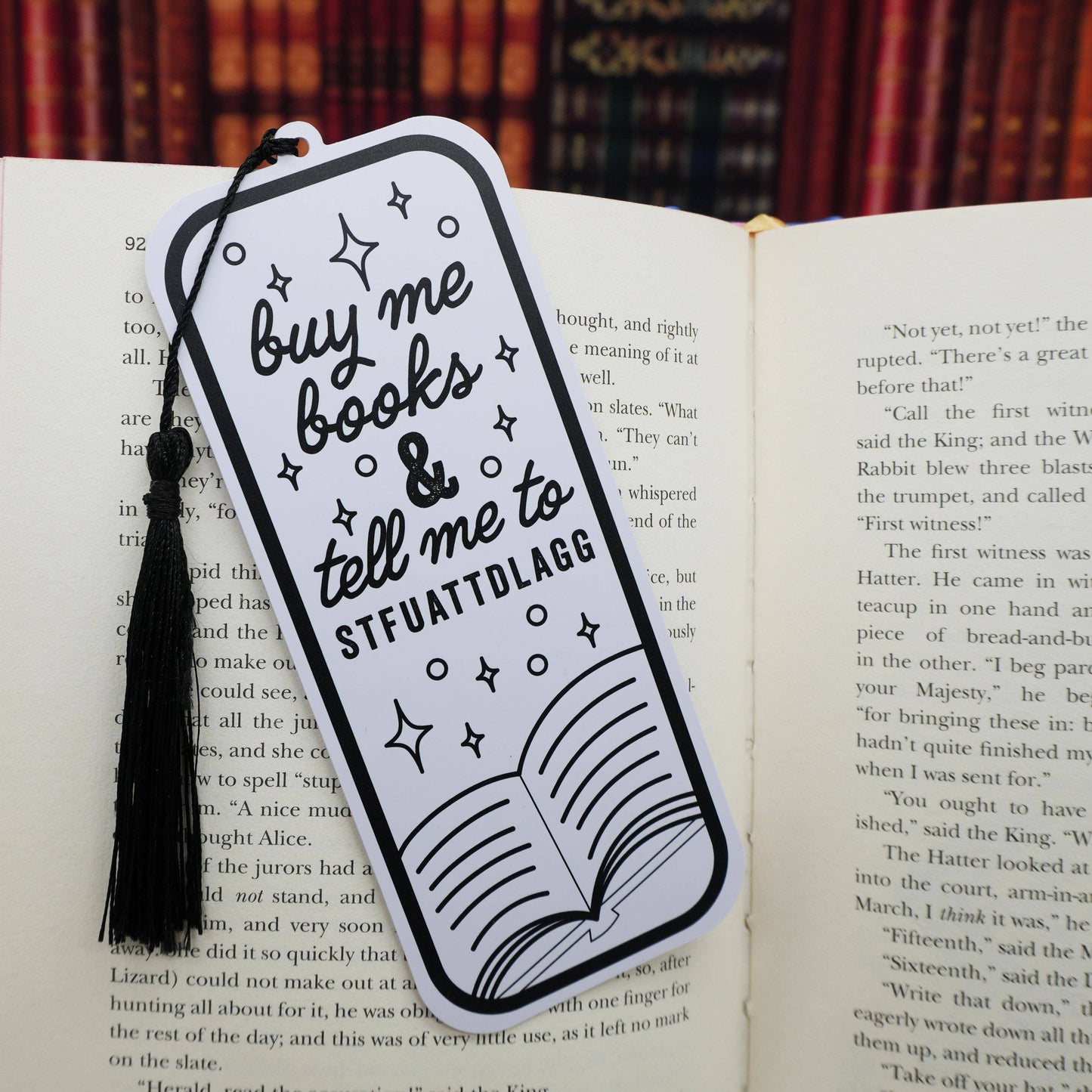 Buy Me Books Smut Bookmark - Tell Me STFUATTDLAGG (Explicit)