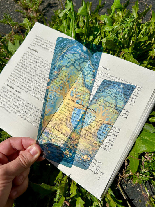 Fantasy Adventure Tree Bookmark – Enchanted Woodland Design, Mystical Tree of Life, Perfect Gift for Book Worms and Fantasy Enthusiasts