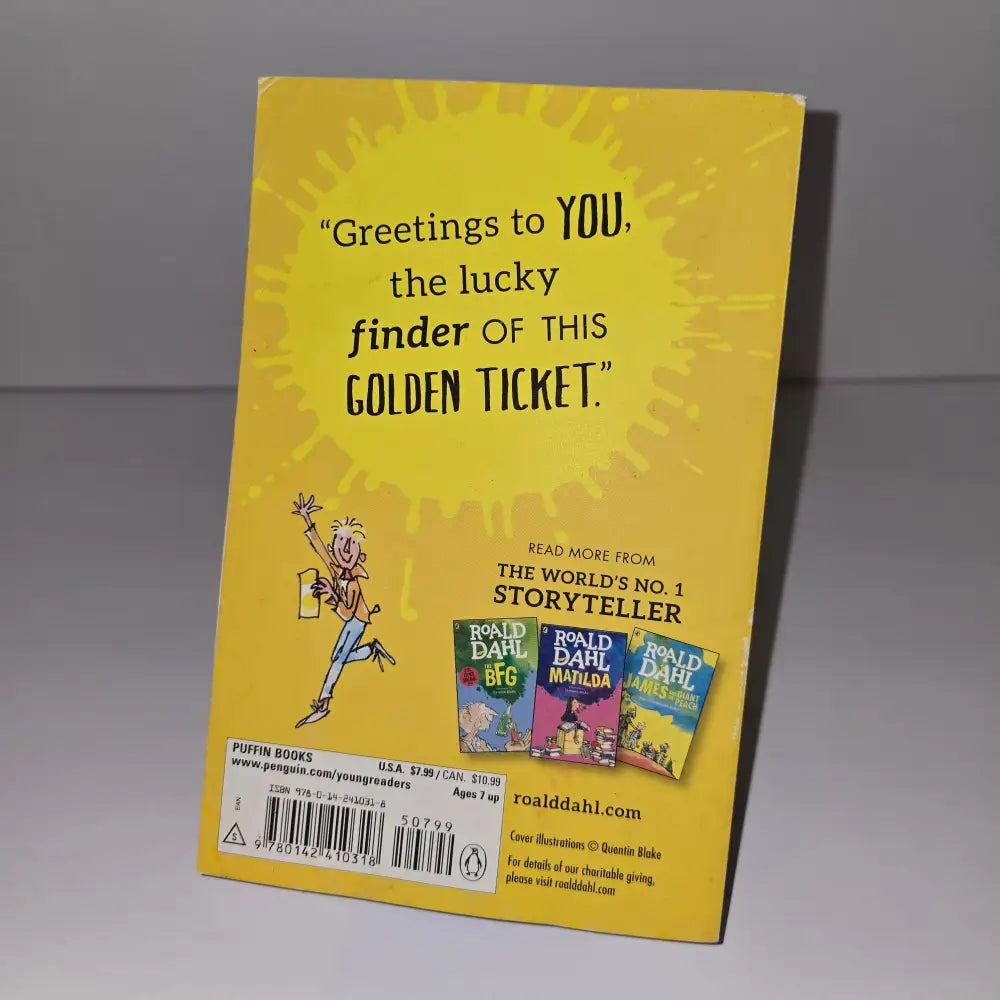 Charlie and the Chocolate Factory by Roald Dahl Quentin Blake - Used - Children’s Book