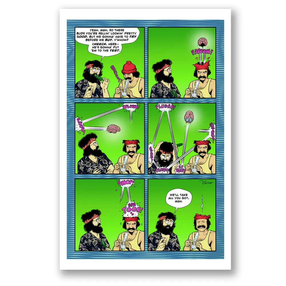Cheech & Chong’s Chronicles: The Graphic Novel Platinum Edition Book Vinyl Edition