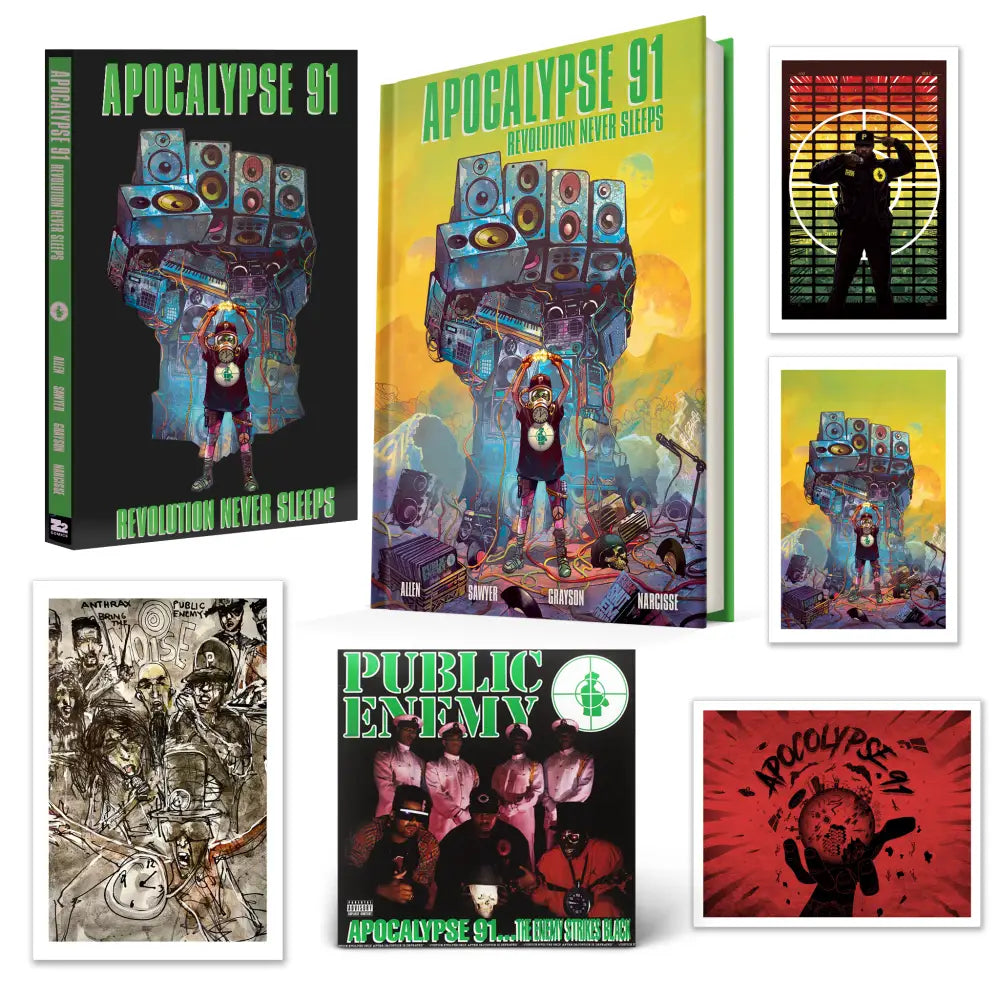 Chuck D Presents Apocalypse 91: Revolution Never Sleeps SIGNED Super Deluxe Bundle Super Deluxe Edition Book Vinyl