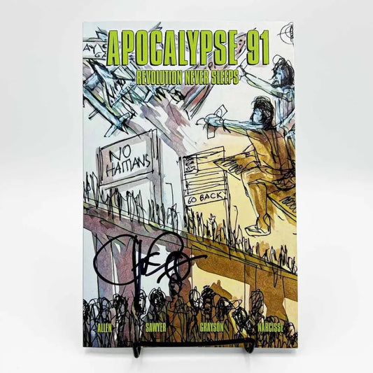 CHUCK D PRESENTS APOCALYPSE 91: REVOLUTION NEVER SLEEPS - Softcover SIGNED (Variant Cover) - Book Edition
