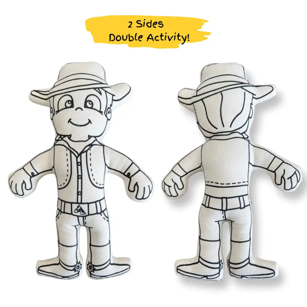 Color and Play Doll Cowboy Color and Play Doll