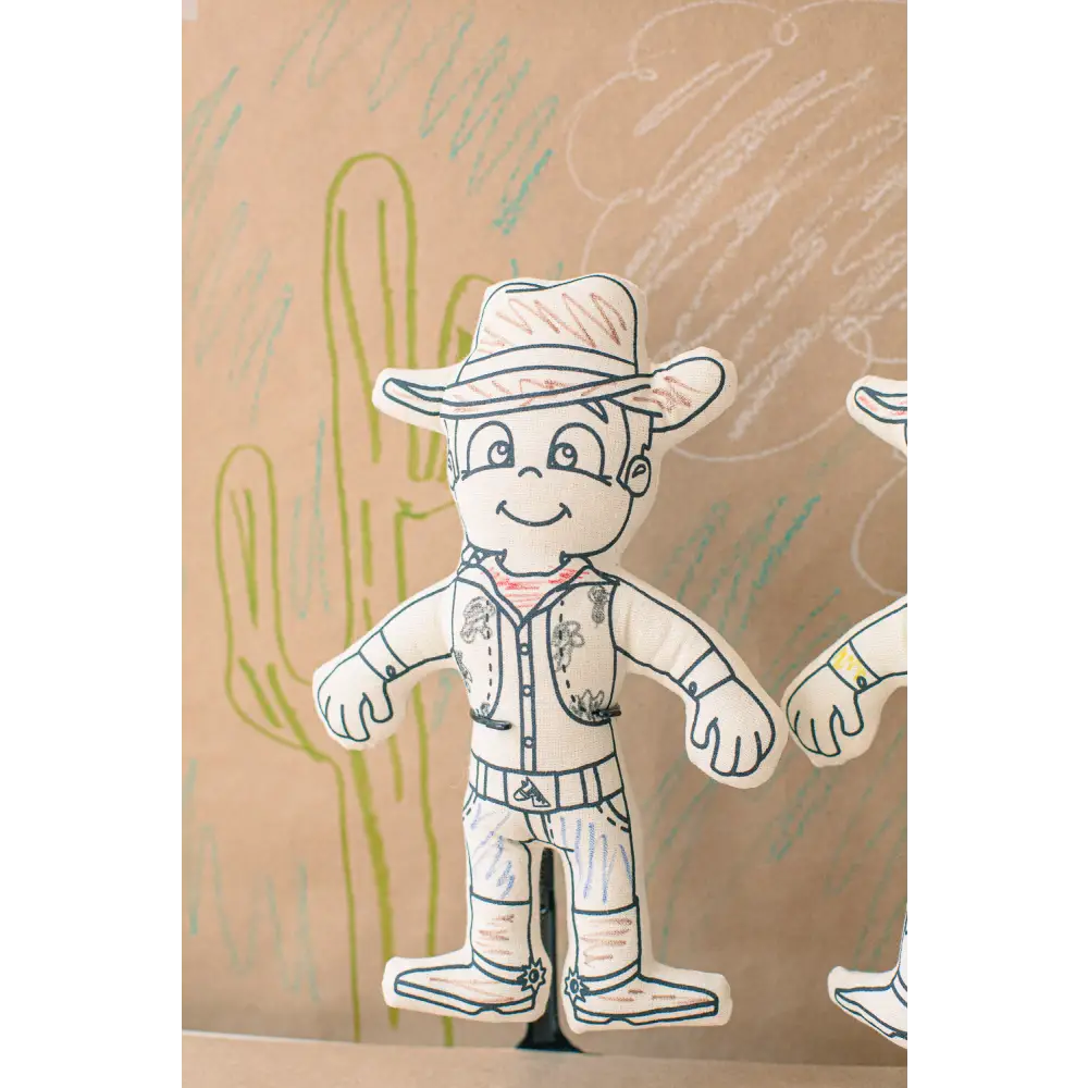 Color and Play Doll Cowboy Color and Play Doll
