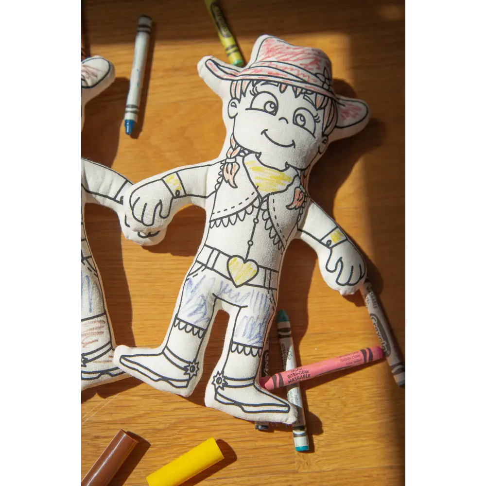 Color and Play Doll Cowgirl Color and Play Doll