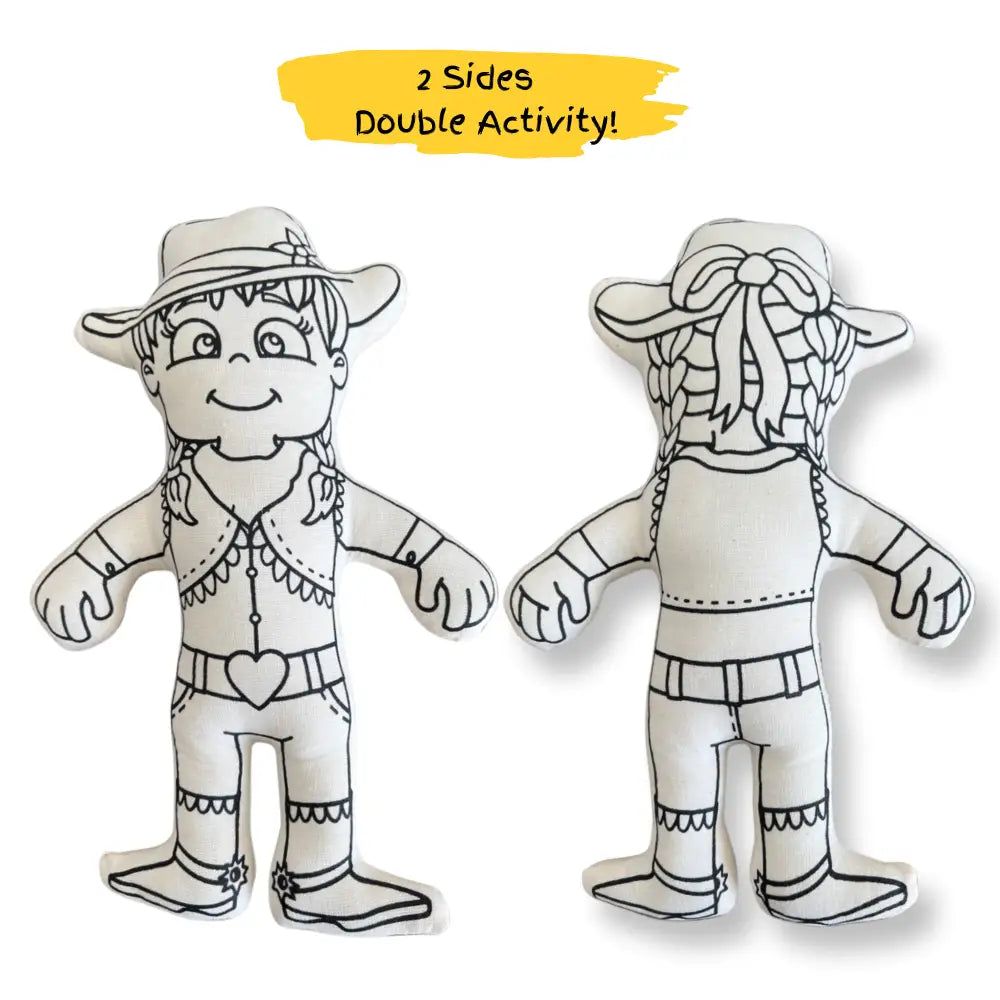 Color and Play Doll Cowgirl Color and Play Doll