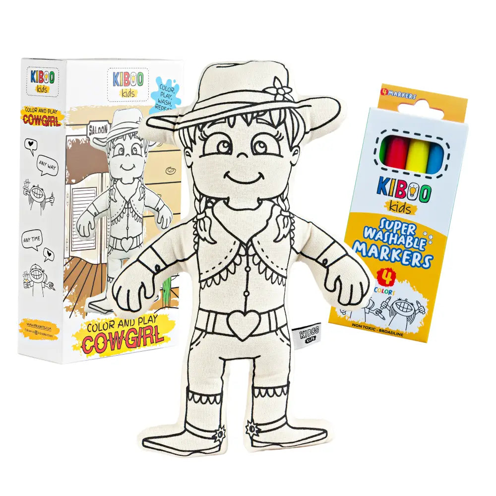 Color and Play Doll Cowgirl Color and Play Doll