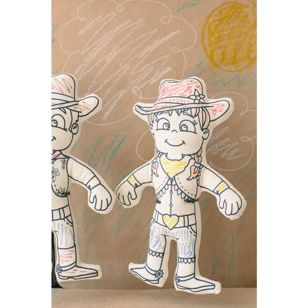 Color and Play Doll Cowgirl Color and Play Doll