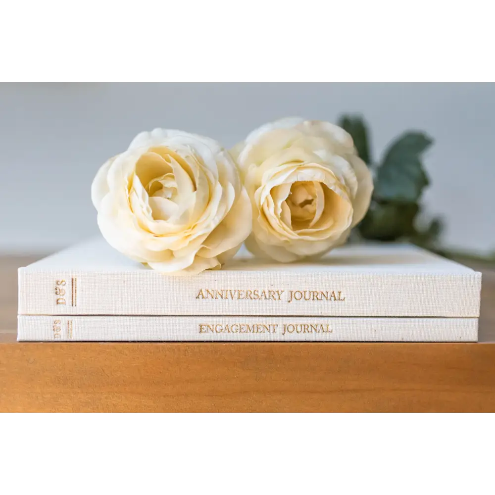 Couples Journal Gift Set Ivory Journal