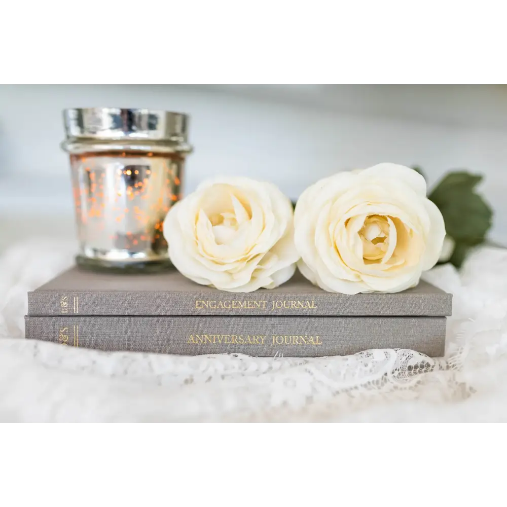 Couples Journal Gift Set Taupe Journal