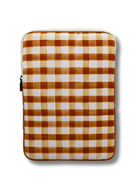 Cozy Gingham Book Sleeve