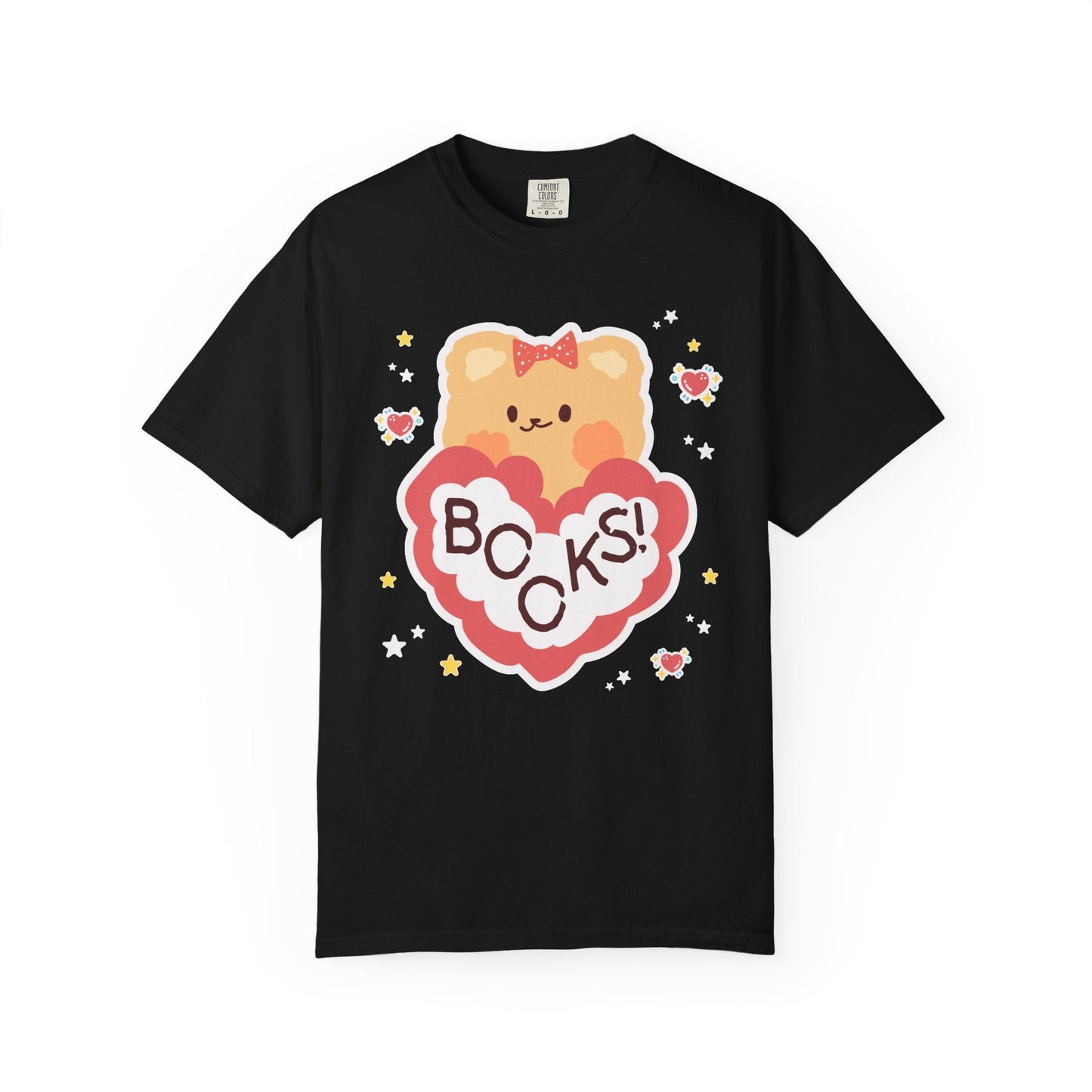 Cute Bookish Bear Tee Shirt for School Librarian