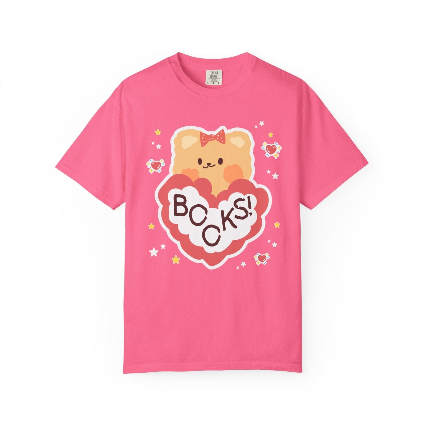 Cute Bookish Bear Tee Shirt for School Librarian