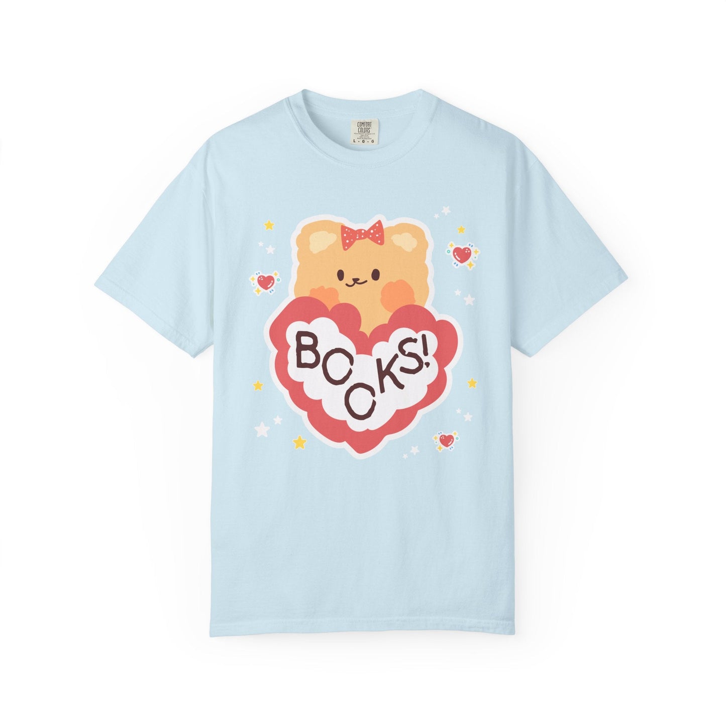 Cute Bookish Bear Tee Shirt for School Librarian