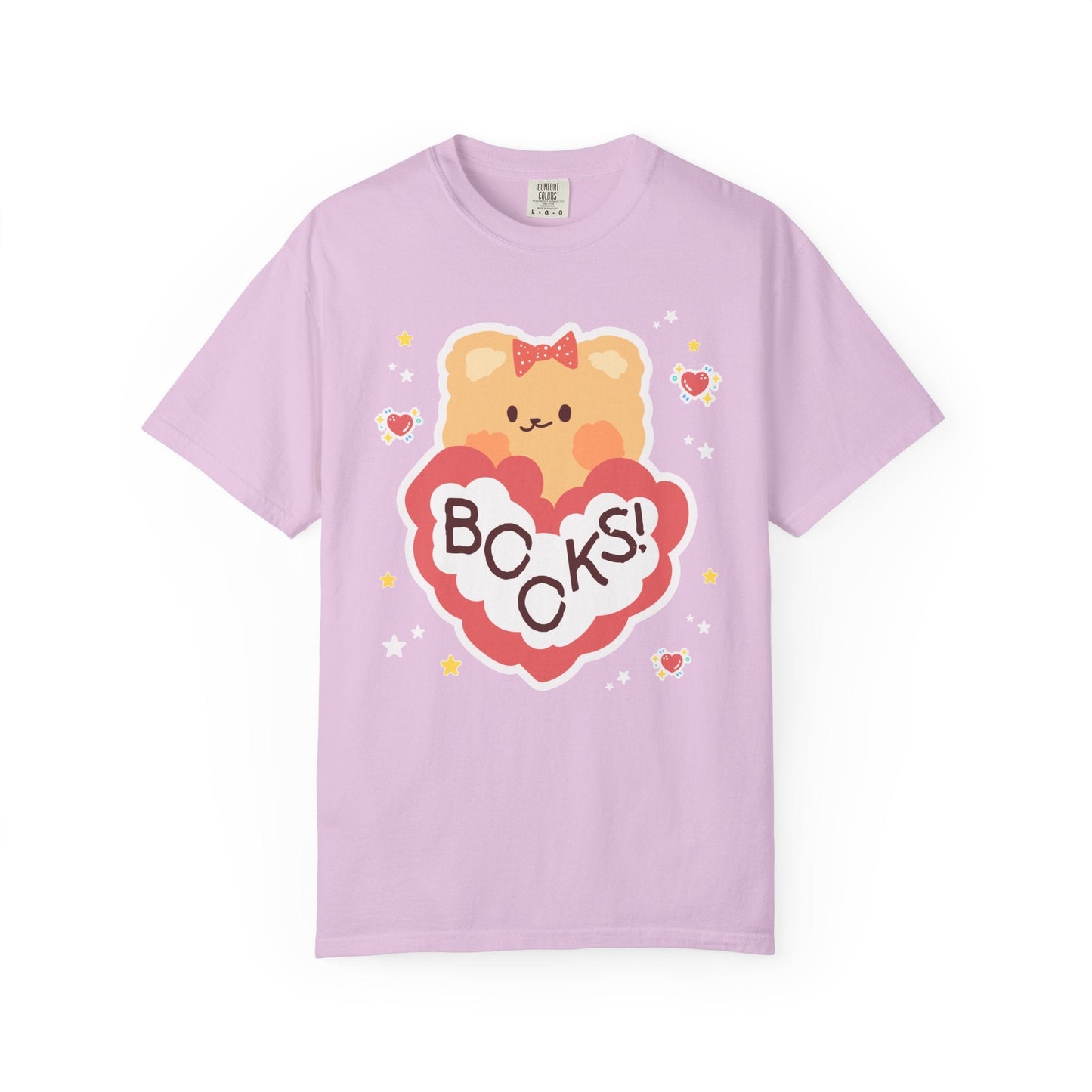 Cute Bookish Bear Tee Shirt for School Librarian
