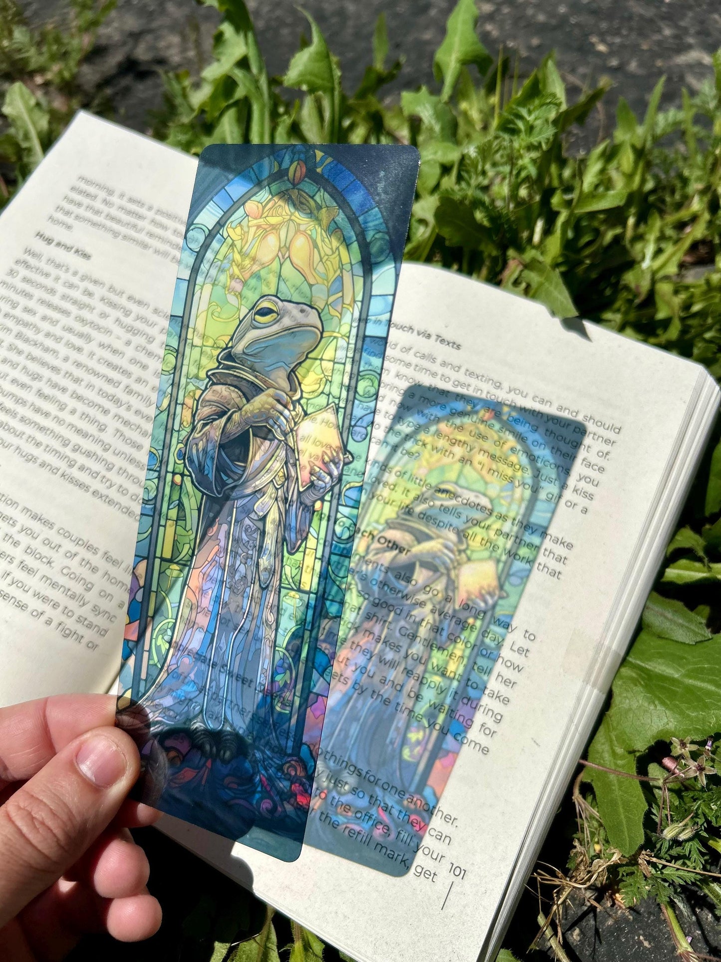Noble Frog of Wisdom Bookmark – Keeper of Ancient Secrets, Guardian of Knowledge, and Whimsical Guide on Your Reading Quest