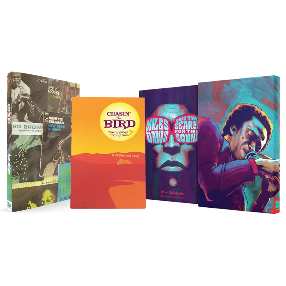 Dave Chisholm 3-Book Deluxe Bundle: Miles Davis Blue Note Records & Charlie Paker - Book Edition