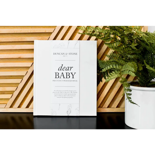 Dear Baby: Pregnancy Prayer Journal Ivory Journal