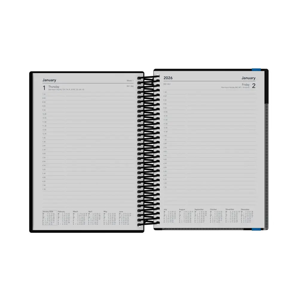 Delta A5 Day To Page with Appointments Mid/Academic Year Planner 2025 2026 Fashion Diaries