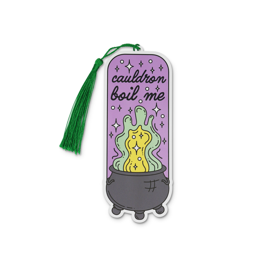 "Cauldron Boil Me" Charm Bookmark