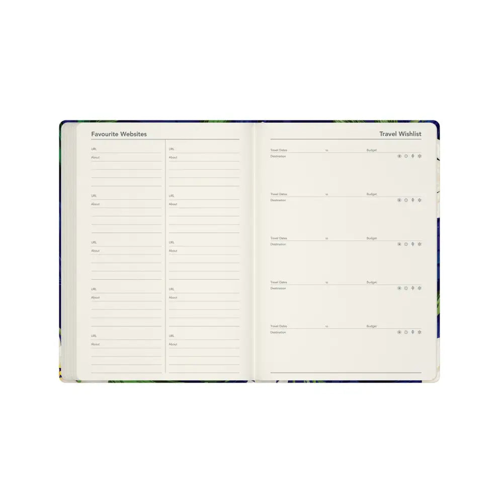 Down the Garden Path - A5 Week-to-View Mid/Academic Year Diary Planner 2025-2026 - Fashion Diaries