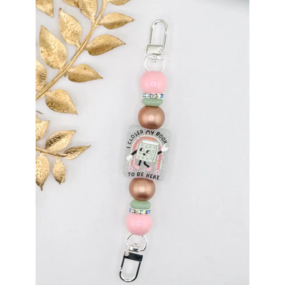 E Reader Strap ~ Closed Book To Be Here ~ Interchangeable