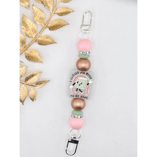 E Reader Strap ~ Closed Book To Be Here ~ Interchangeable M&H