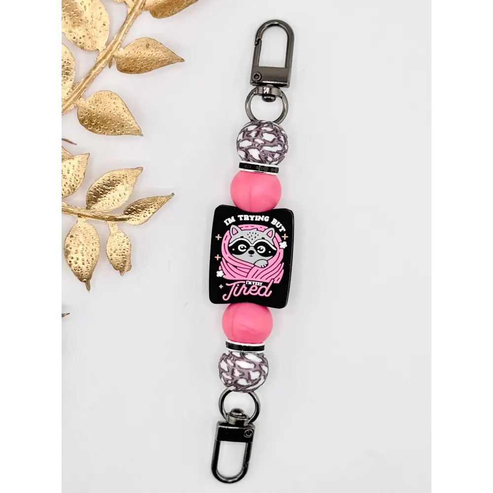 E Reader Strap ~ Im Very Tired ~ Interchangeable